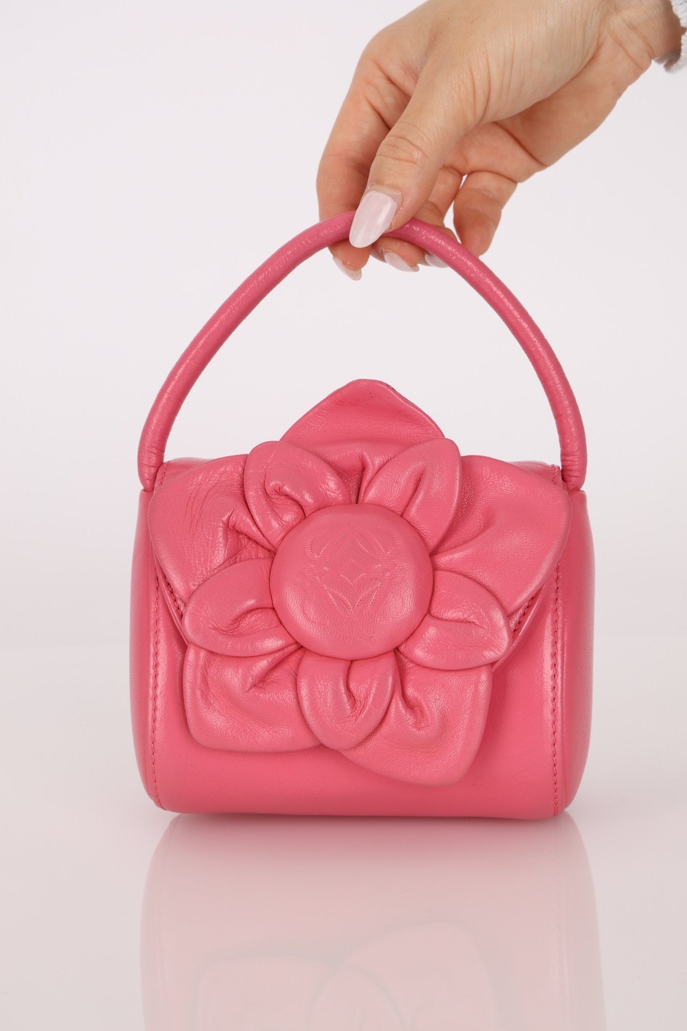 Rare Vintage Loewe Nappa Goya Flower Mini Bag - FashioNica