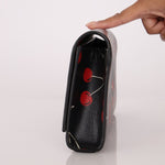 Saint Laurent Calfskin Cherry Clutch - FashioNica