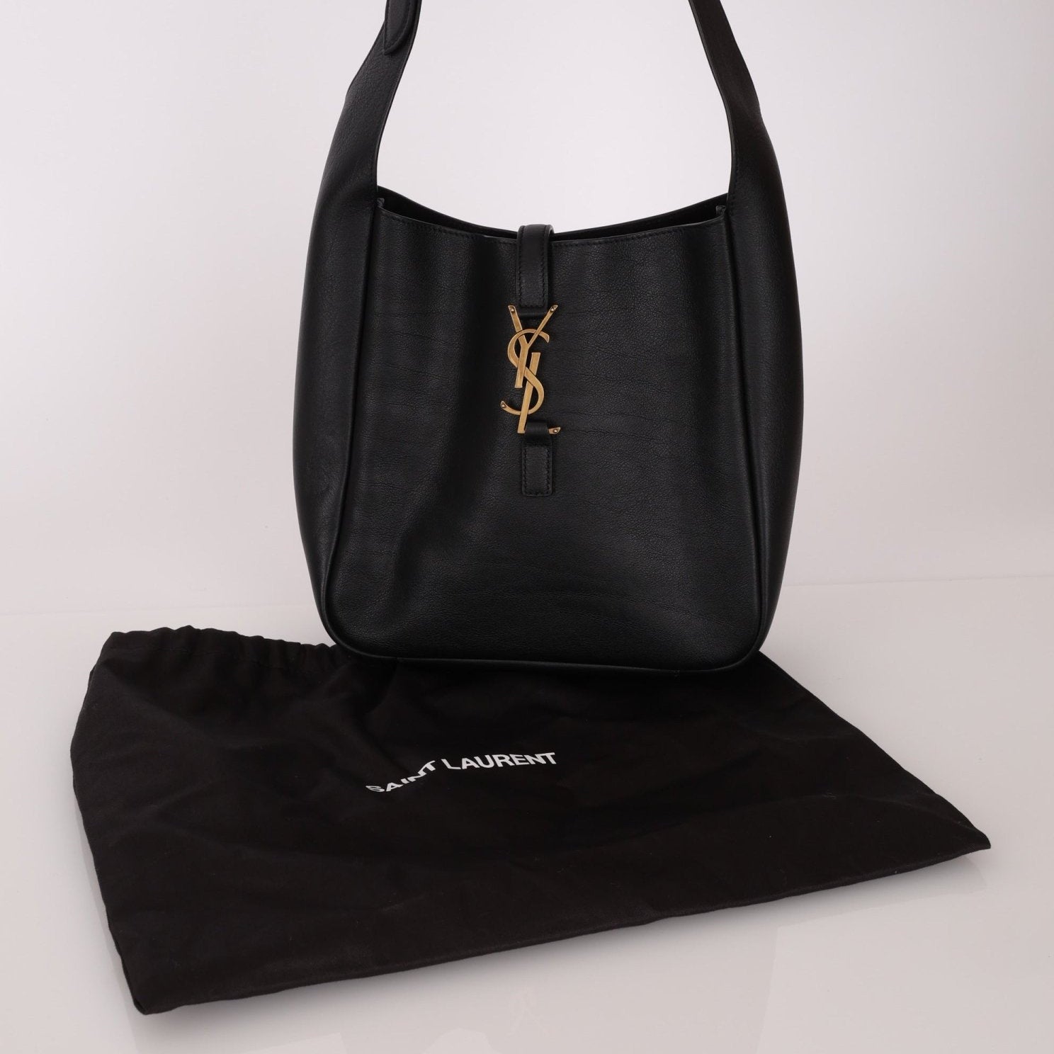 Saint Laurent Calfskin Le 5 À 7 Small Hobo - FashioNica