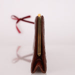 Saint Laurent Croc Embossed Midnight East West Clutch - FashioNica