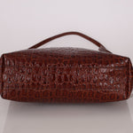 Saint Laurent Croc Embossed Toy Shopping Tote - FashioNica