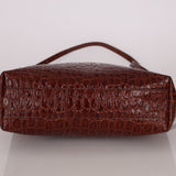 Saint Laurent Croc Embossed Toy Shopping Tote - FashioNica