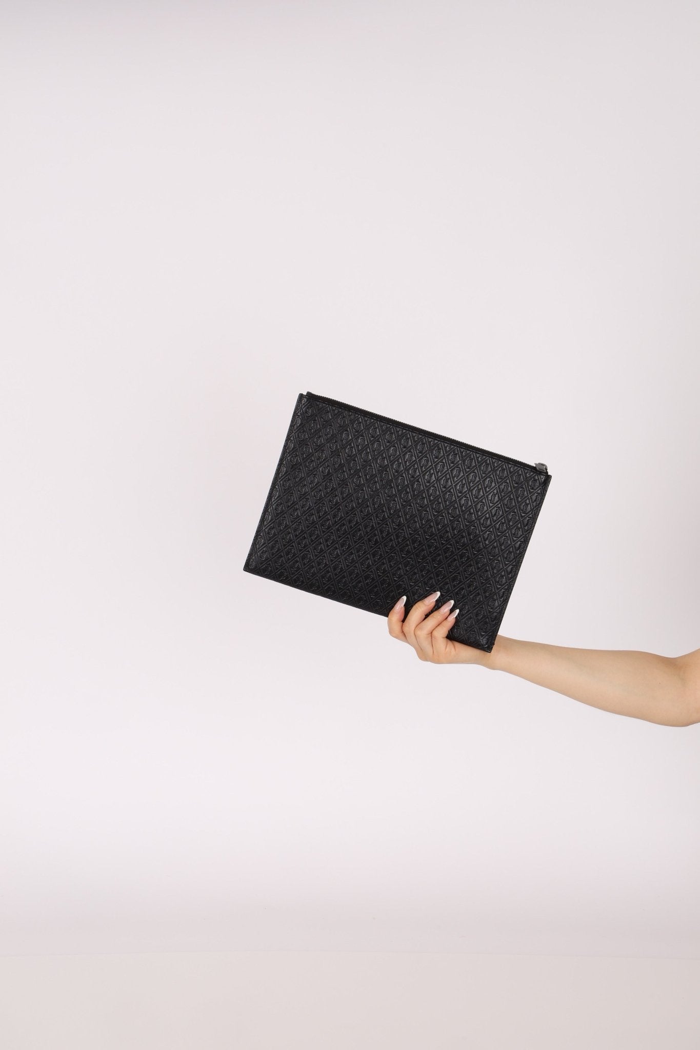 Saint Laurent Monogram Tech Pouch - FashioNica