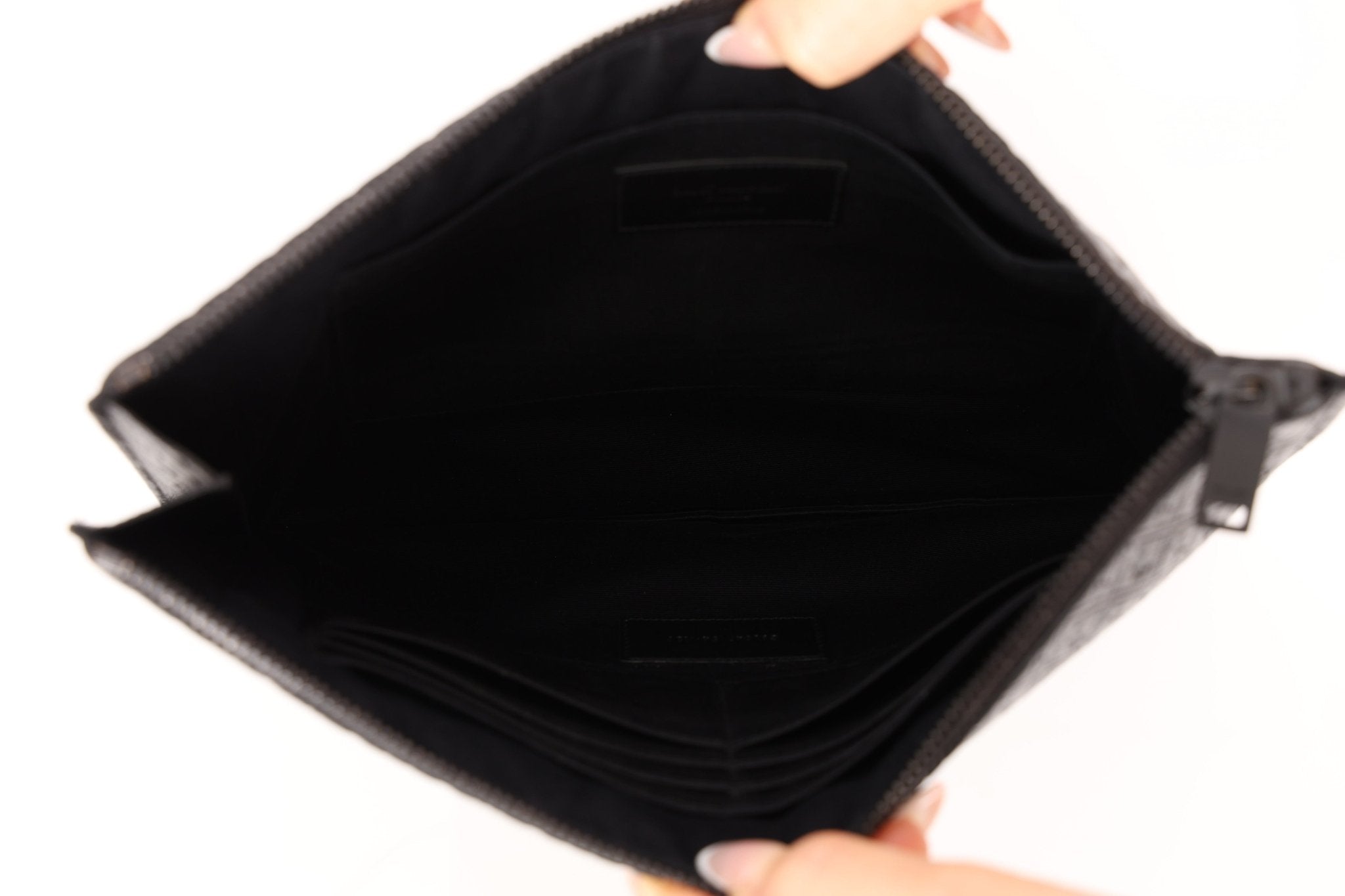 Saint Laurent Monogram Tech Pouch - FashioNica