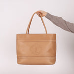 Saint Laurent Natural Leather Rive Gauche Large Tote - FashioNica