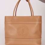 Saint Laurent Natural Leather Rive Gauche Large Tote - FashioNica