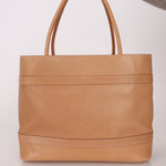 Saint Laurent Natural Leather Rive Gauche Large Tote - FashioNica