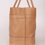 Saint Laurent Natural Leather Rive Gauche Large Tote - FashioNica