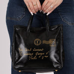 Saint Laurent Patent Mail Tote - FashioNica