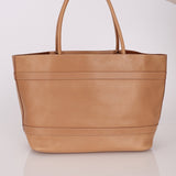 Saint Laurent Rive Gauche Tote Tag in Vegetable - Tanned Leather - FashioNica
