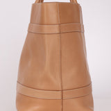 Saint Laurent Rive Gauche Tote Tag in Vegetable - Tanned Leather - FashioNica
