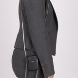 Saint Laurent Smoking Box Chain Tassel Crossbody - FashioNica