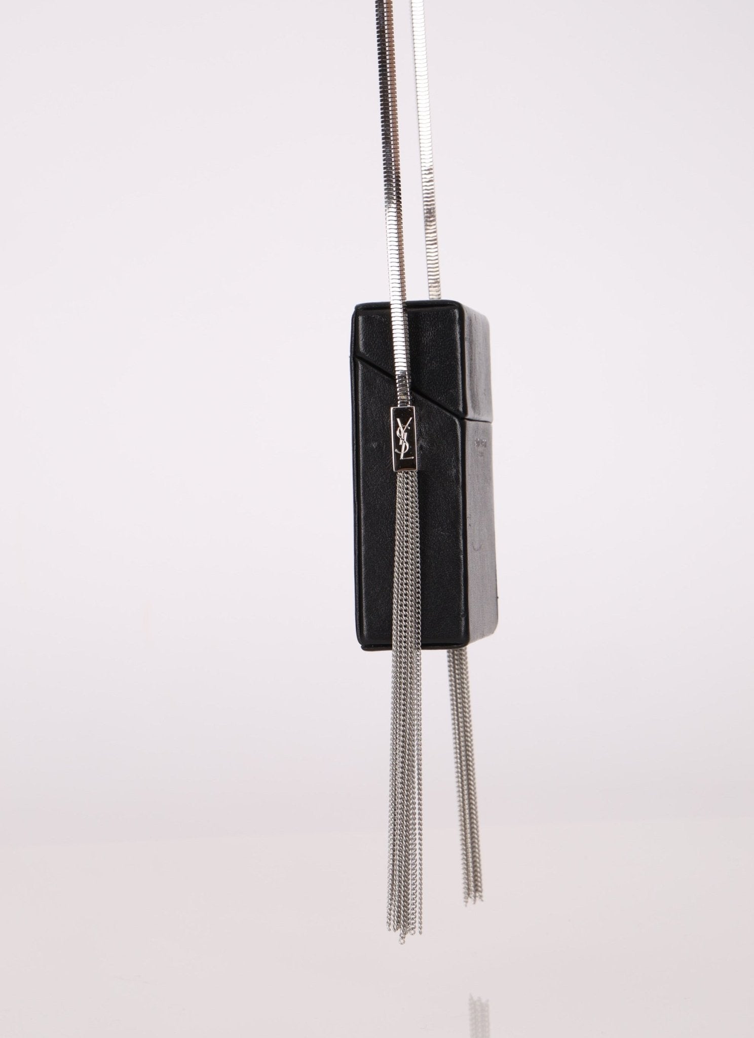 Saint Laurent Smoking Box Chain Tassel Crossbody - FashioNica