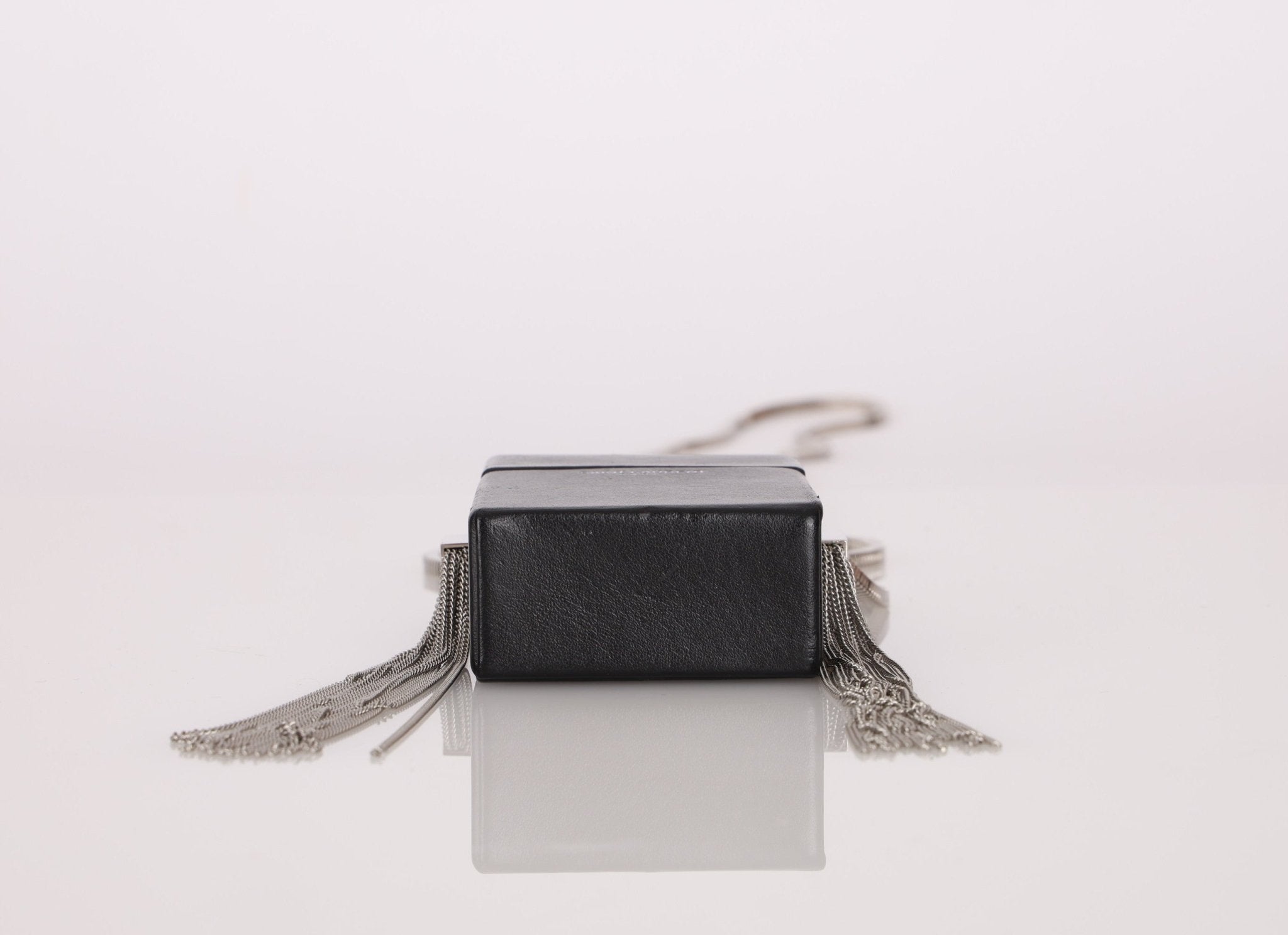 Saint Laurent Smoking Box Chain Tassel Crossbody - FashioNica