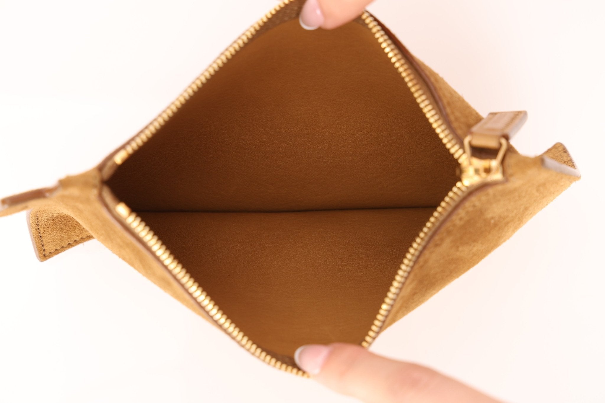 Saint Laurent Tanger Suede Hobo - FashioNica