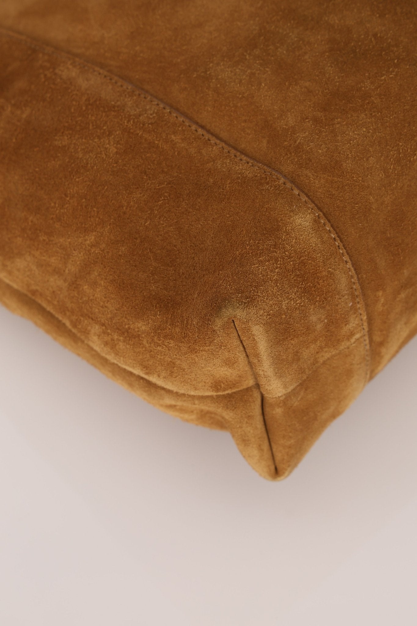 Saint Laurent Tanger Suede Hobo - FashioNica