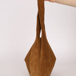 Saint Laurent Tanger Suede Hobo - FashioNica