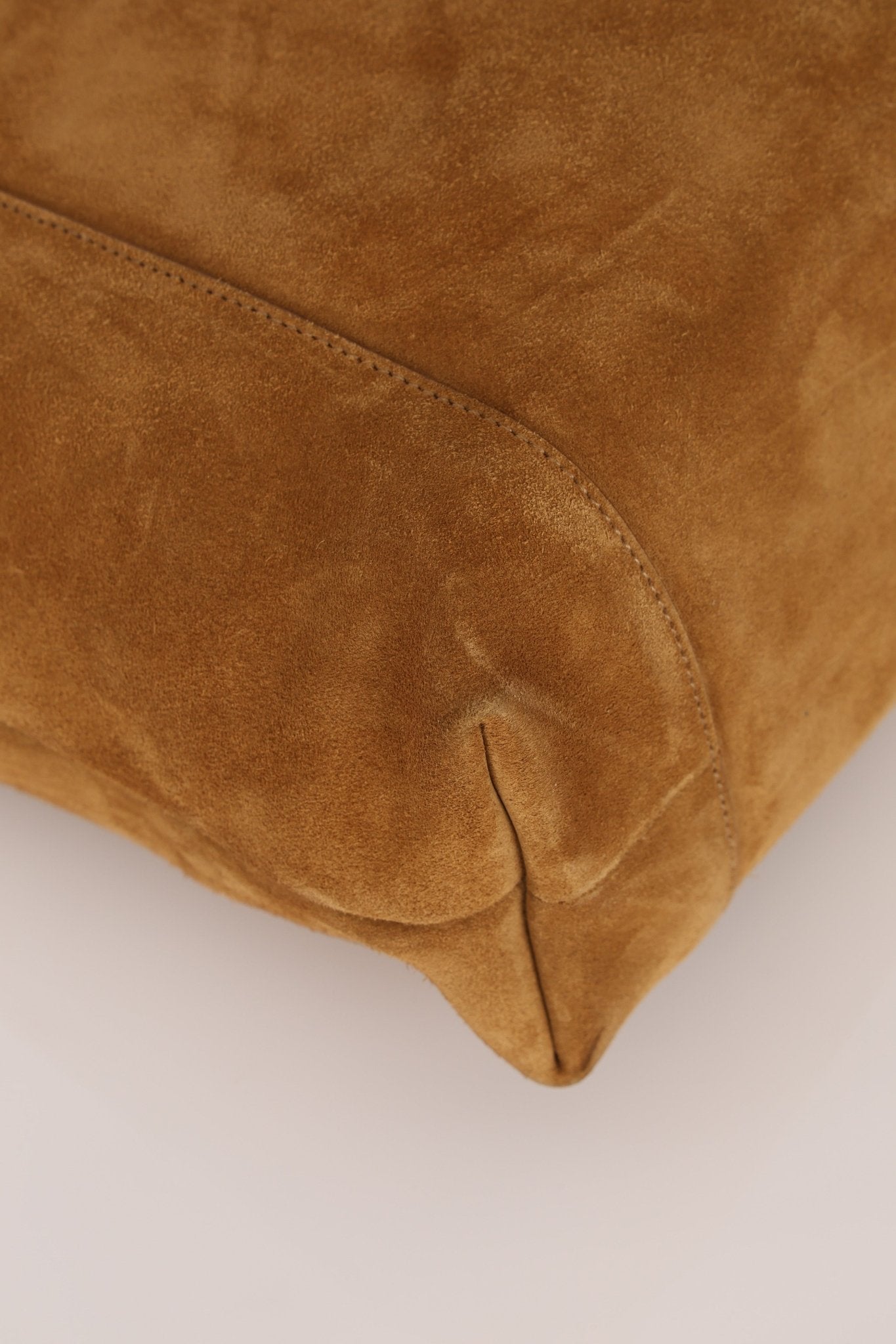 Saint Laurent Tanger Suede Hobo - FashioNica