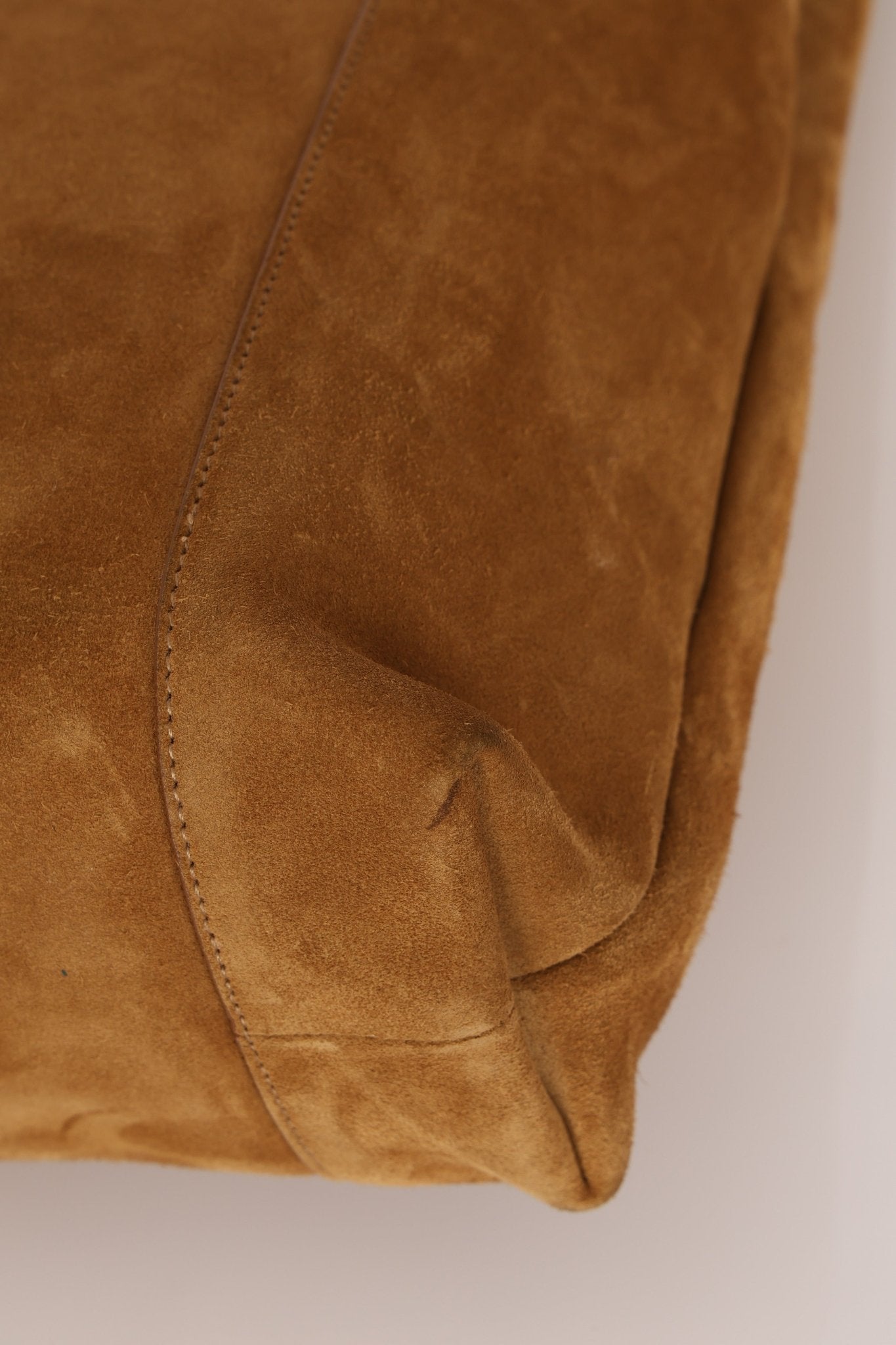 Saint Laurent Tanger Suede Hobo - FashioNica