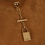 Saint Laurent Tanger Suede Hobo - FashioNica