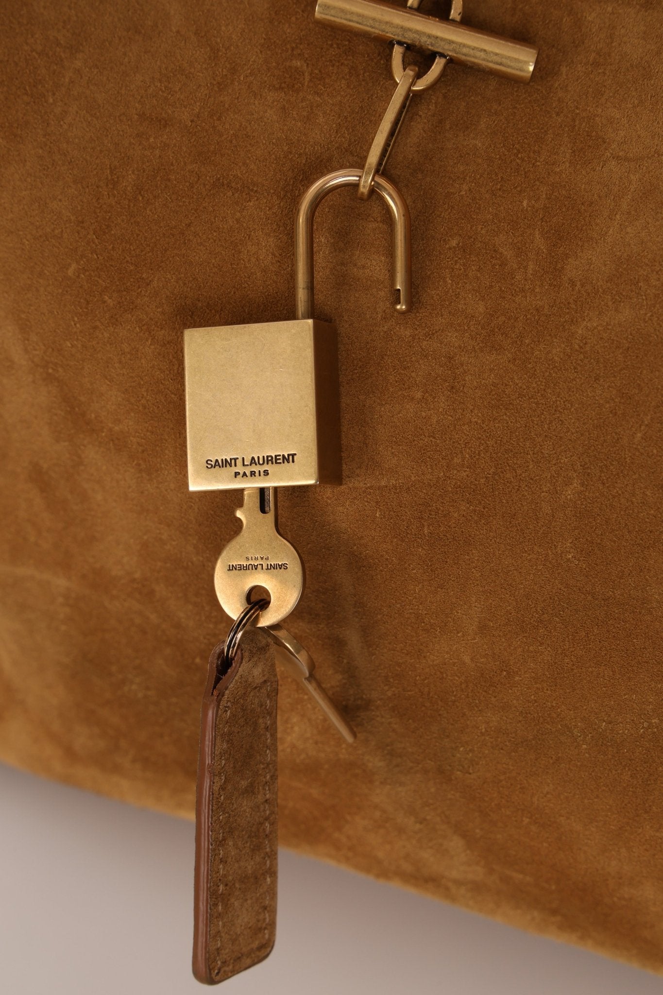 Saint Laurent Tanger Suede Hobo - FashioNica