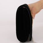 Saint Laurent Velour Smoking Clutch - FashioNica
