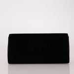 Saint Laurent Velour Smoking Clutch - FashioNica