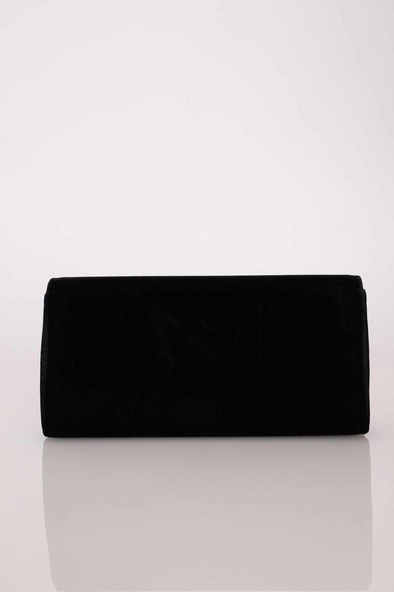 Saint Laurent Velour Smoking Clutch - FashioNica