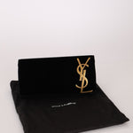 Saint Laurent Velour Smoking Clutch - FashioNica