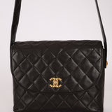 (SOLD) Chanel 1991 Lambskin Coco Crush Crossbody 24K GP - FashioNica