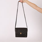 (SOLD) Chanel 1991 Lambskin Coco Crush Crossbody 24K GP - FashioNica