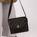 (SOLD) Chanel 1991 Lambskin Coco Crush Crossbody 24K GP - FashioNica