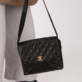 (SOLD) Chanel 1991 Lambskin Coco Crush Crossbody 24K GP - FashioNica