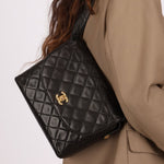 (SOLD) Chanel 1991 Lambskin Coco Crush Crossbody 24K GP - FashioNica