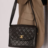 (SOLD) Chanel 1991 Lambskin Coco Crush Crossbody 24K GP - FashioNica