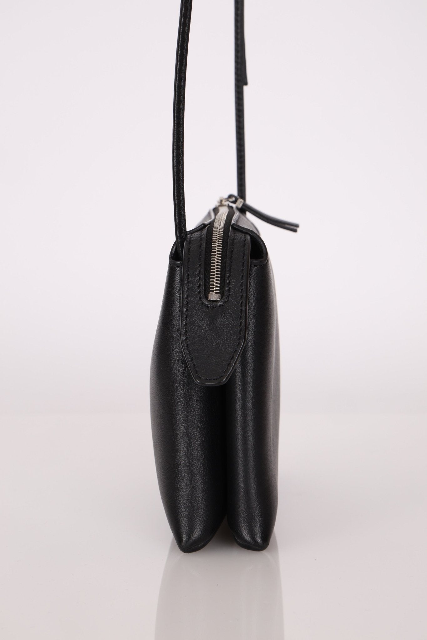 The Row Black Smooth Calfskin Nu Twin - FashioNica