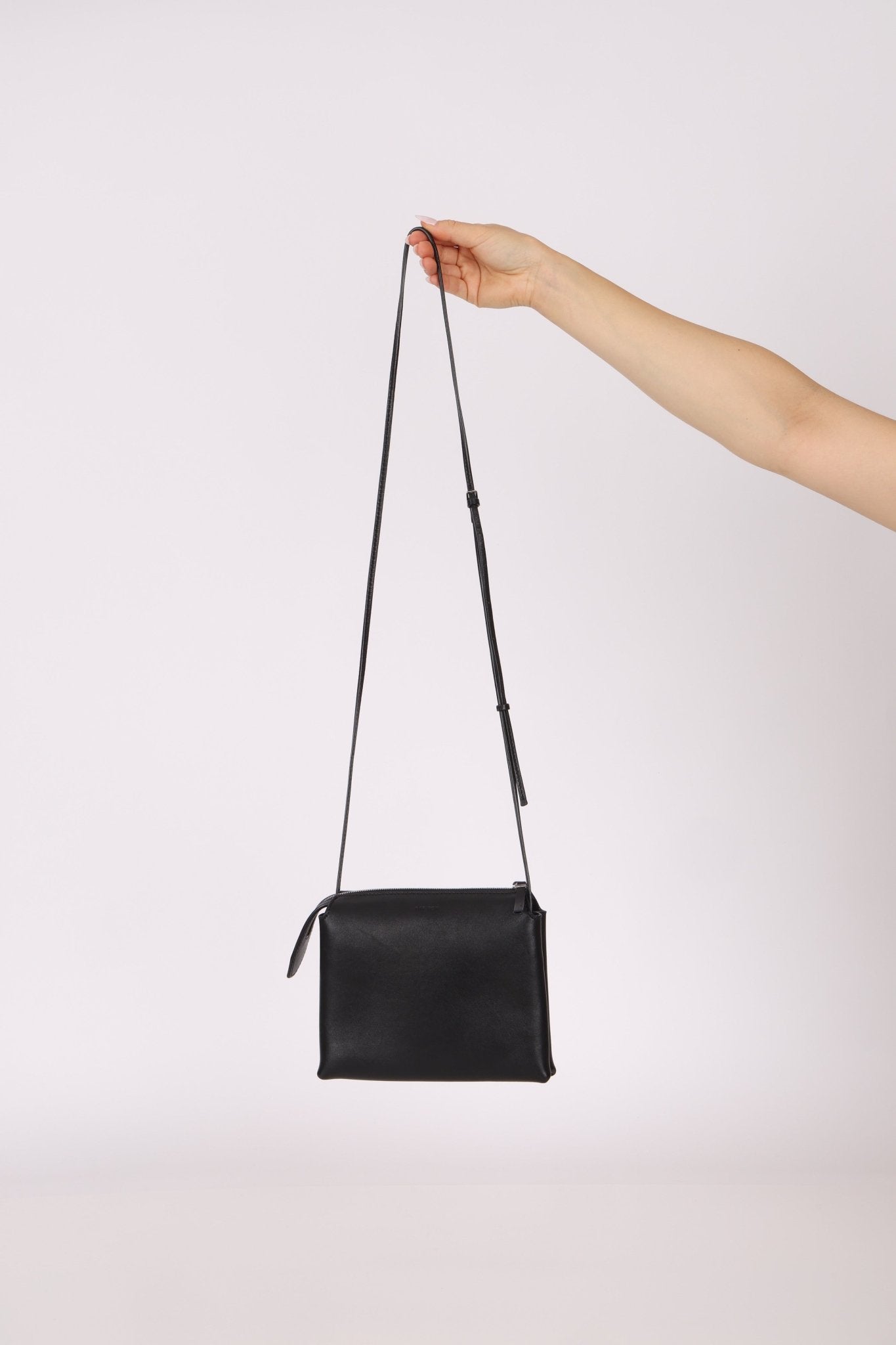 The Row Black Smooth Calfskin Nu Twin - FashioNica