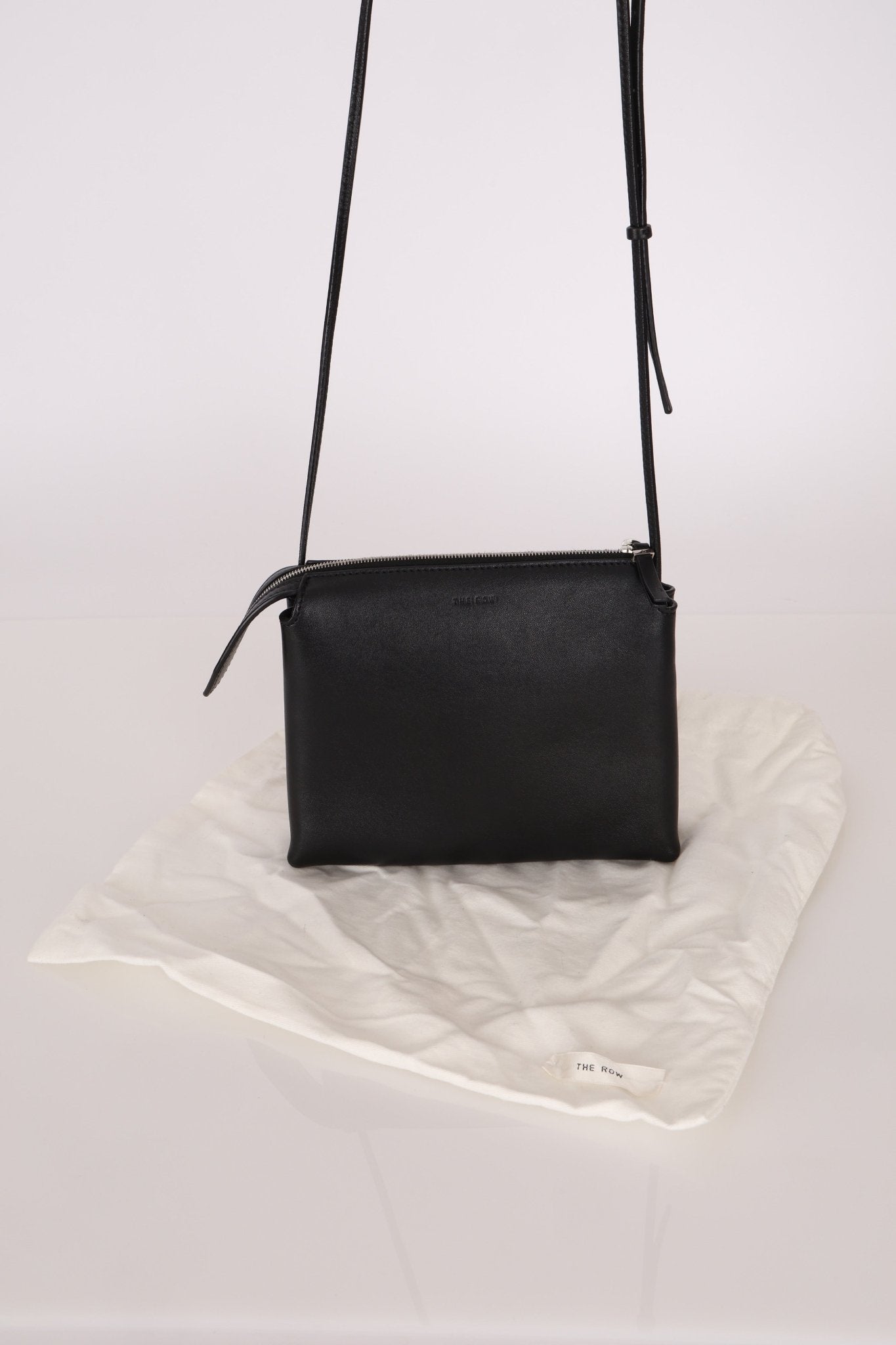 The Row Black Smooth Calfskin Nu Twin - FashioNica