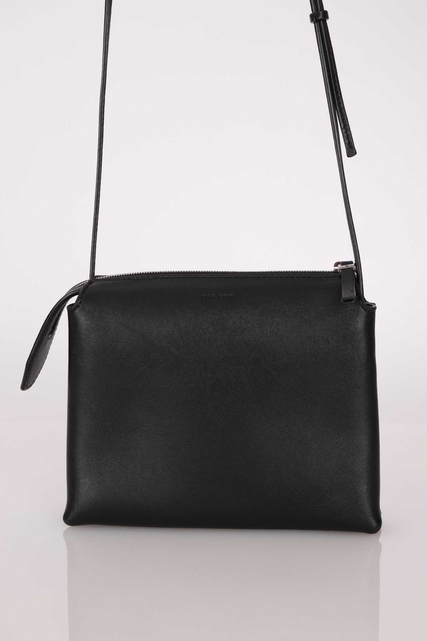 The Row Black Smooth Calfskin Nu Twin - FashioNica