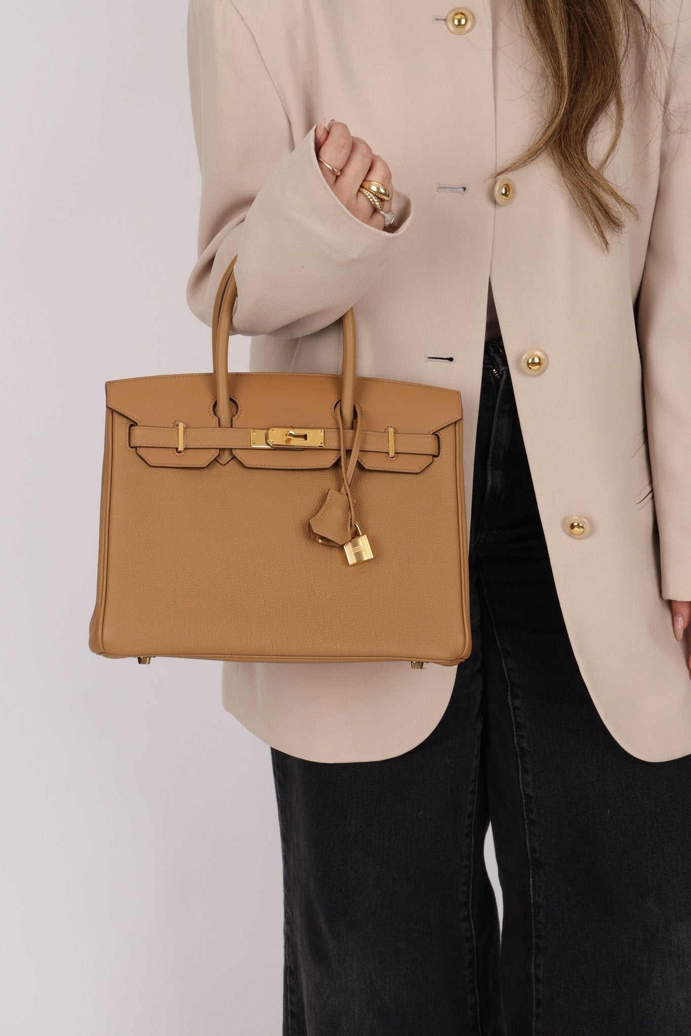 Ultra - Rare 2022 Hermès Biscuit Birkin 30 3 - En - 1 GHW - FashioNica