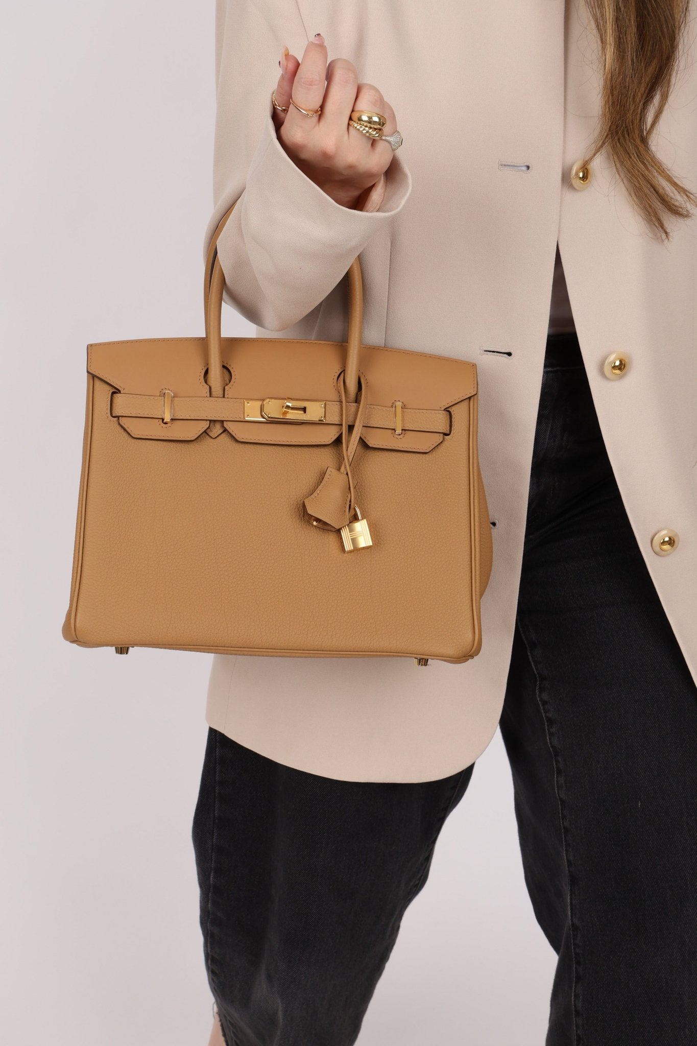 Ultra - Rare 2022 Hermès Biscuit Birkin 30 3 - En - 1 GHW - FashioNica