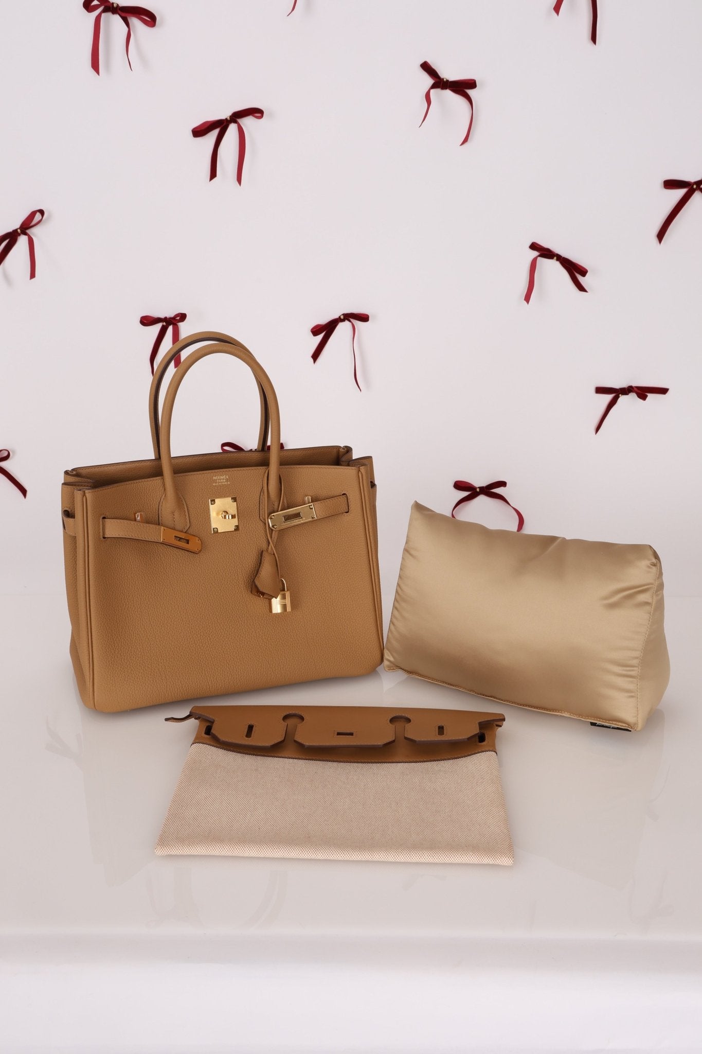 Ultra - Rare 2022 Hermès Biscuit Birkin 30 3 - En - 1 GHW - FashioNica