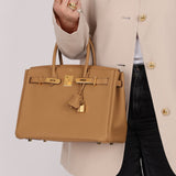 Ultra - Rare 2022 Hermès Biscuit Birkin 30 3 - En - 1 GHW - FashioNica