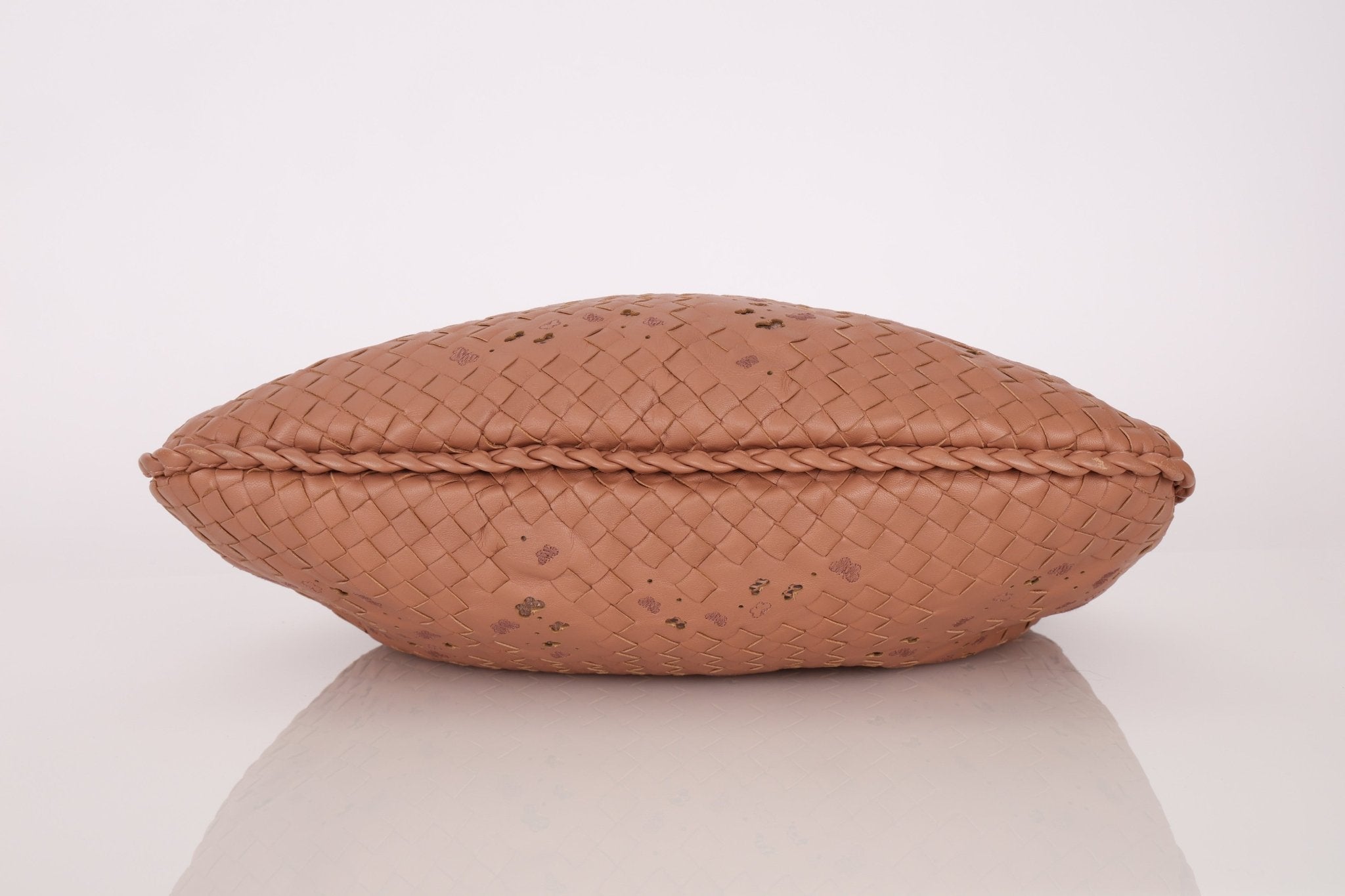 Ultra - Rare Bottega Veneta Medium Lambskin Exotic Butterfly Intrecciato Medium Hobo - FashioNica