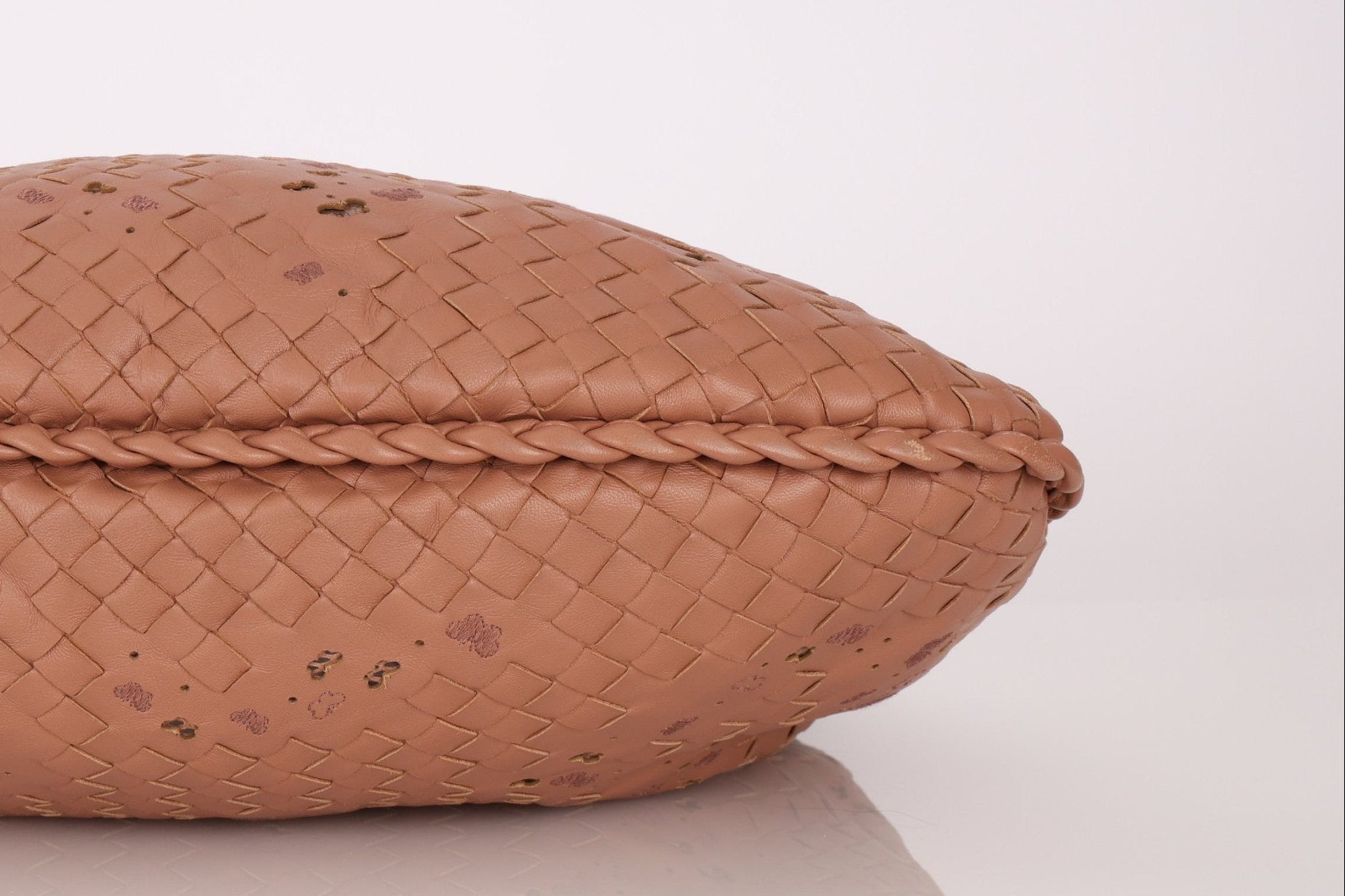 Ultra - Rare Bottega Veneta Medium Lambskin Exotic Butterfly Intrecciato Medium Hobo - FashioNica