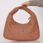 Ultra - Rare Bottega Veneta Medium Lambskin Exotic Butterfly Intrecciato Medium Hobo - FashioNica