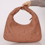 Ultra - Rare Bottega Veneta Medium Lambskin Exotic Butterfly Intrecciato Medium Hobo - FashioNica