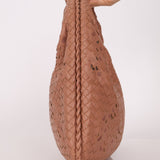 Ultra - Rare Bottega Veneta Medium Lambskin Exotic Butterfly Intrecciato Medium Hobo - FashioNica