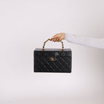 Ultra - Rare Chanel 1992 Lambskin Beauty Train Trunk Vanity Case 24K GP - FashioNica