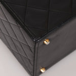 Ultra - Rare Chanel 1992 Lambskin Beauty Train Trunk Vanity Case 24K GP - FashioNica
